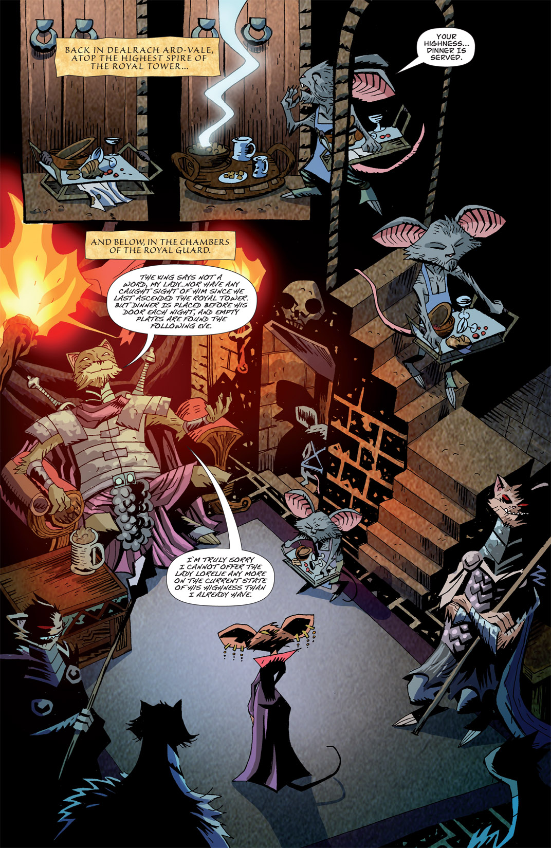 Read online The Mice Templar Volume 3: A Midwinter Night's Dream comic -  Issue #3 - 12
