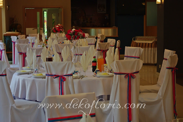 dekoracje weselne Turawa Hotel Zielony amarant