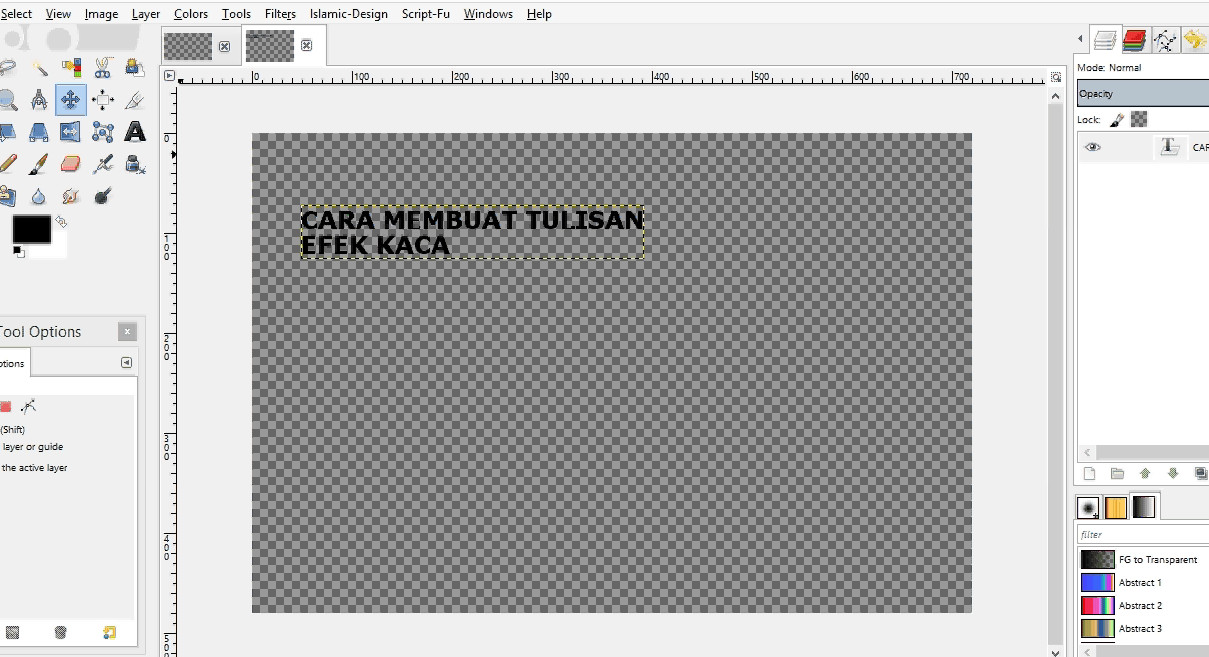 Cara Membuat Tulisan di Video Desain Zain
