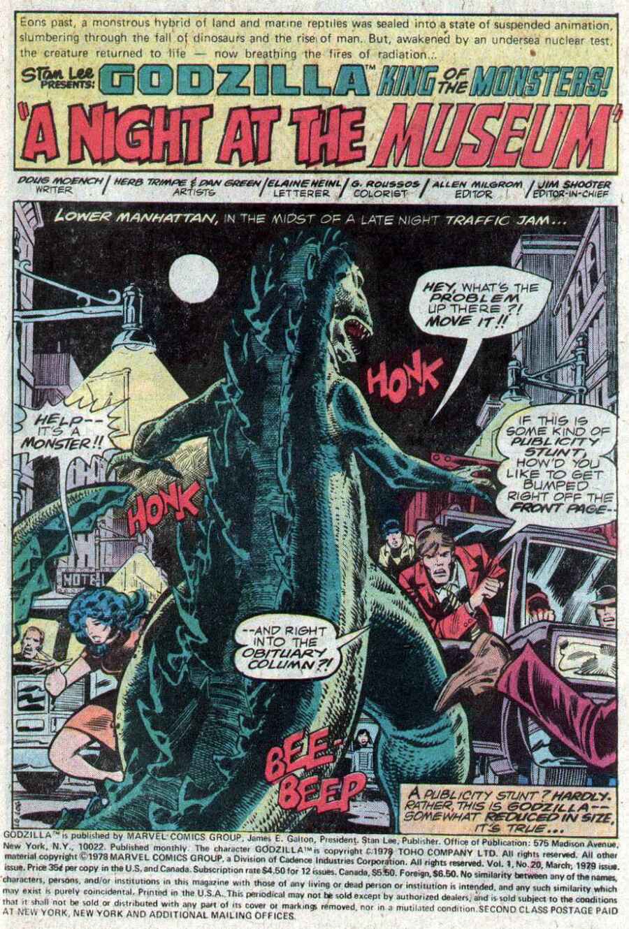 Godzilla (1977) Issue #20 #20 - English 2