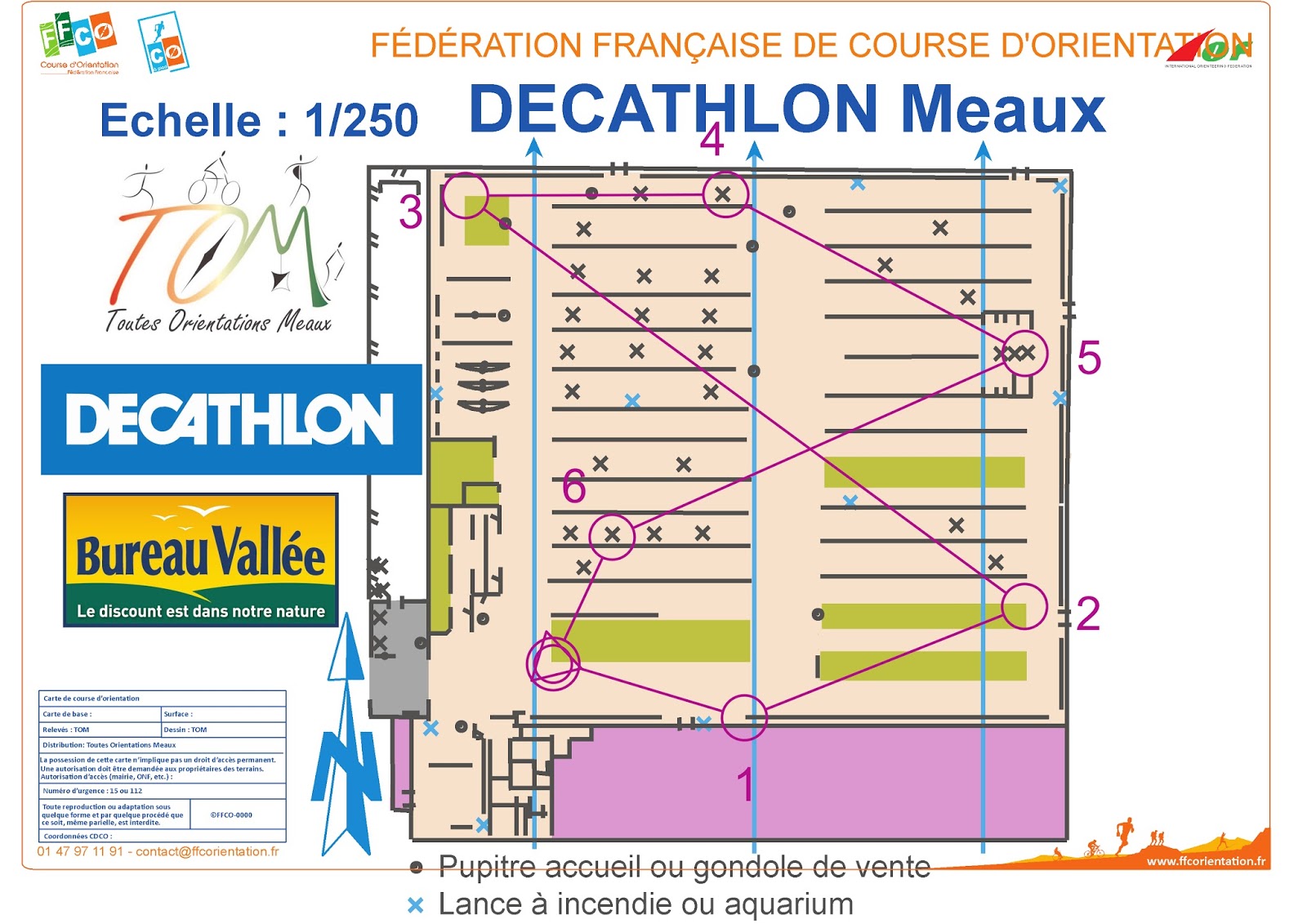 Animation CO au Décathlon de Meaux Toutes Orientations Meaux