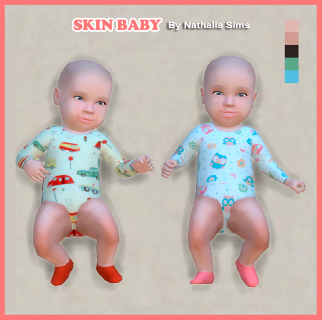 Sims 4 baby skins/hair