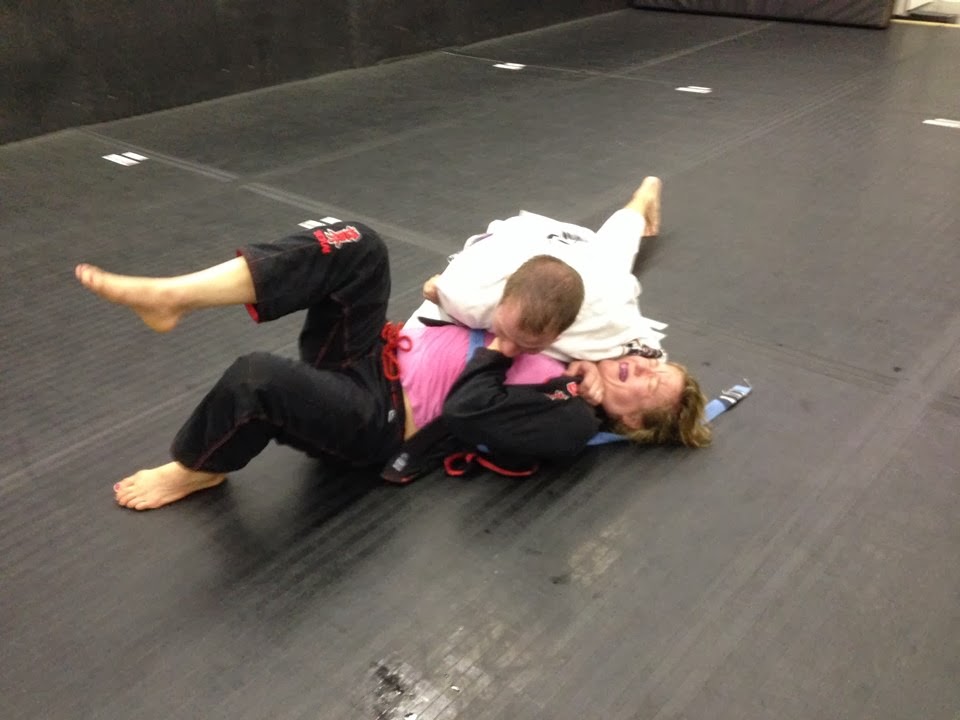 A nice lady's adventures in the gentle art of jiu jitsu "Choking A