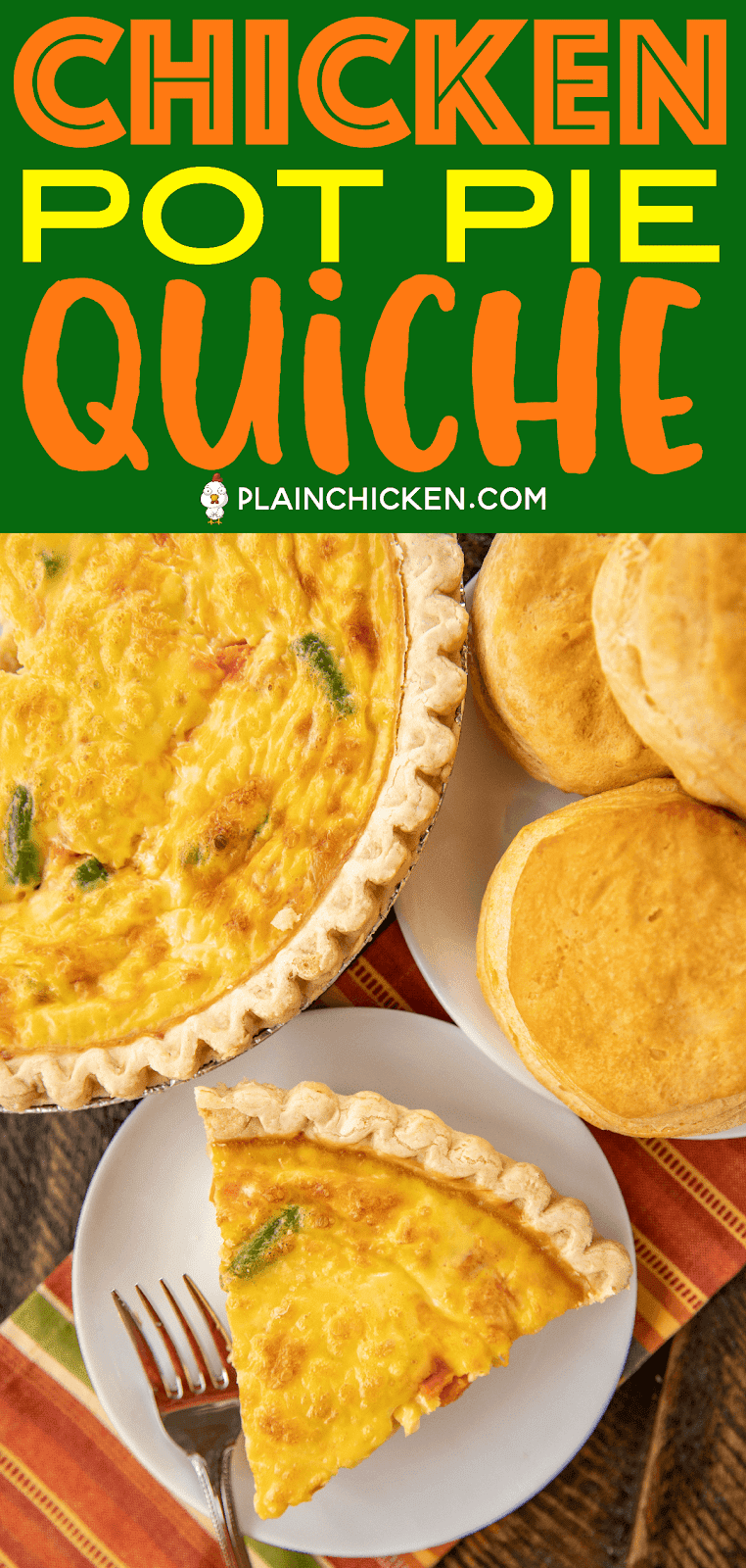 Chicken Pot Pie Quiche Plain Chicken®