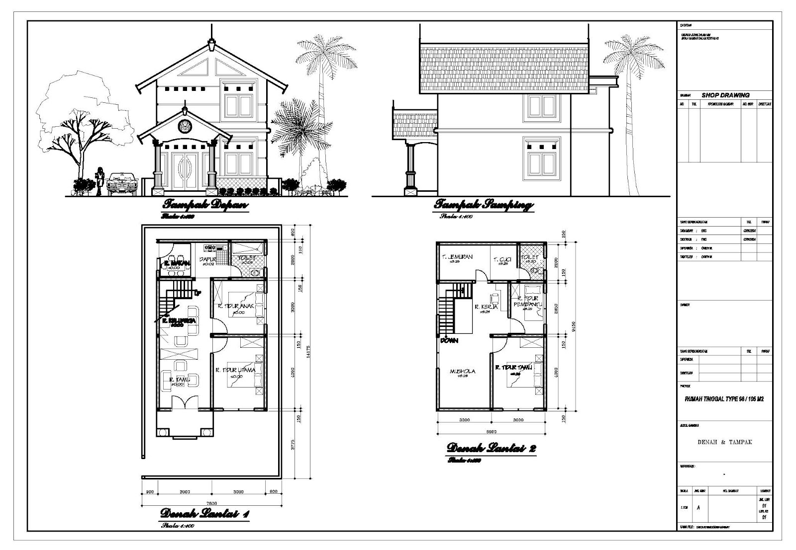 Get Desain Rumah Minimalis Lengkap Dengan Denahnya Pictures
