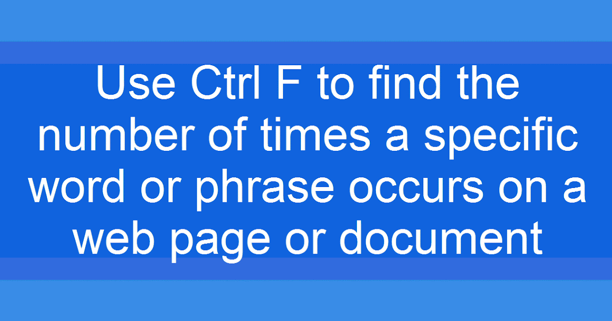 Time to Talk Tech Use Ctrl F to find the number of times a specific