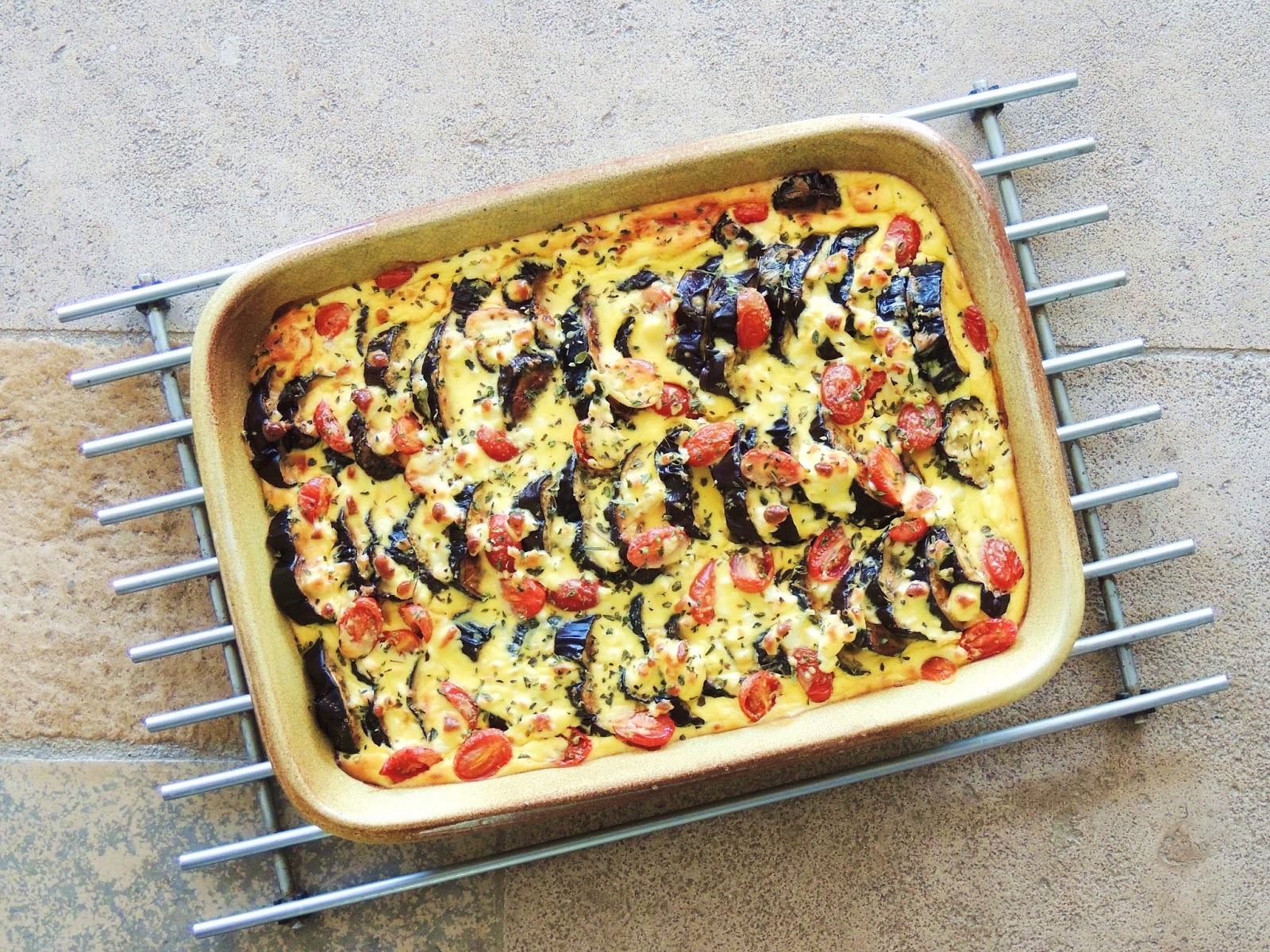 Gratin d'aubergines à la feta