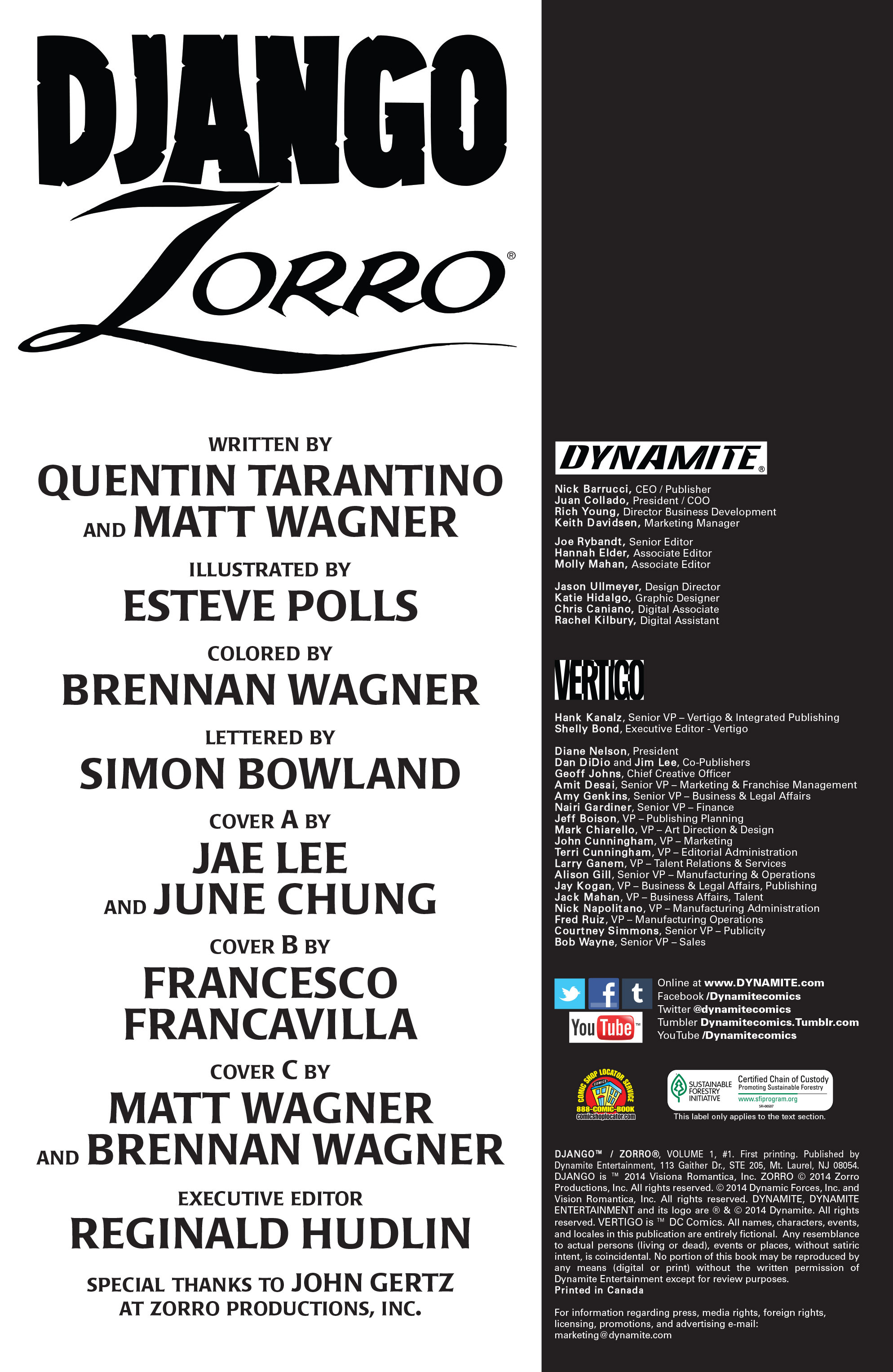 Read online Django/Zorro comic -  Issue #1 - 3