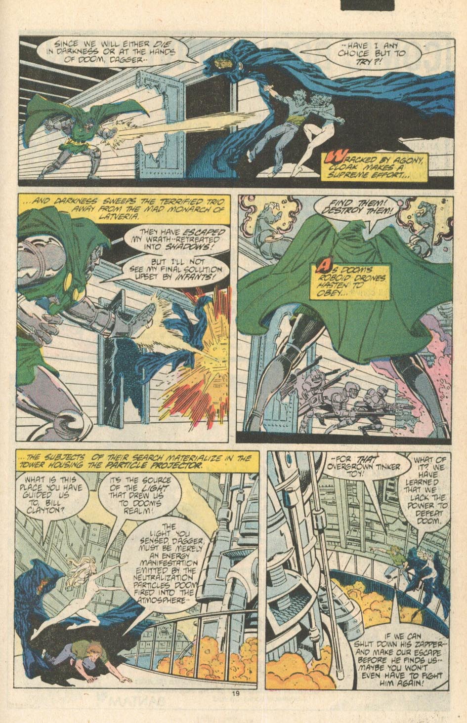 Read online Cloak and Dagger (1985) comic -  Issue #10 - 20