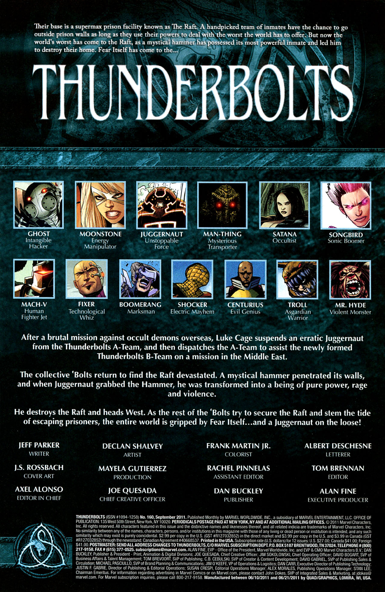 Read online Thunderbolts (1997) comic -  Issue #160 - 2