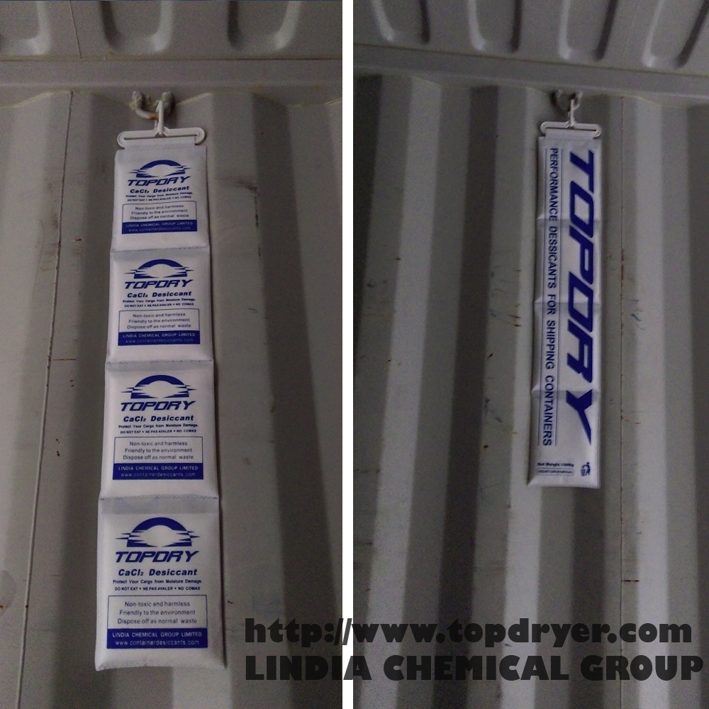 TOPDRY Desiccant Against Moisture Damage TOPDRY Container Desiccant