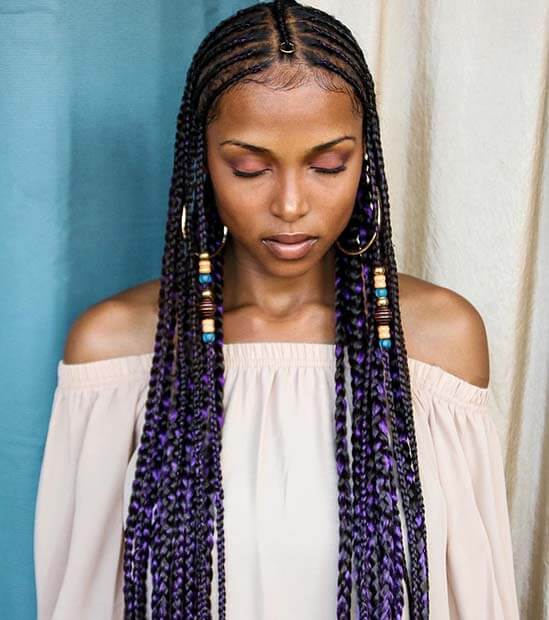 24 Ways To Do Messy Goddess Box Braids Hairstyles To Copy In 2019