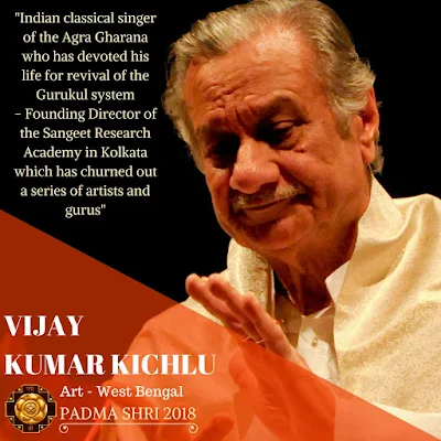 Vikay Kumar Kichlu - Padma Shri Award Winner 2018