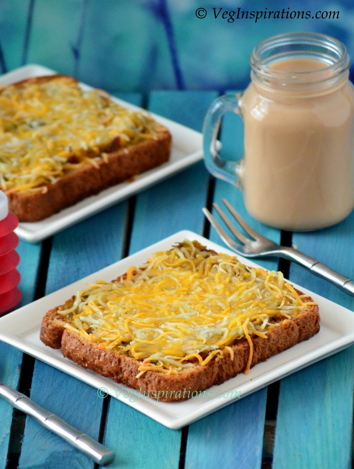 Baingan Cheese Toast Roasted Eggplant Spread Eggplant cheese toast Veg Inspirations