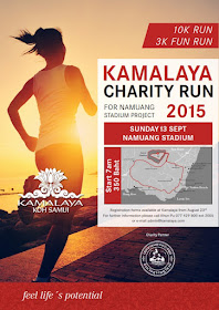 Kamalaya Charity Run is coming up Sunday 13th September