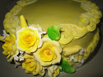 3 tiered buttercream wedding cake