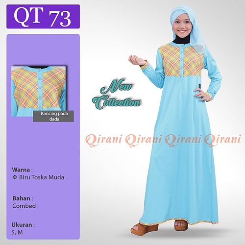 gamis remaja qirani qt 73 gamis remaja qirani qt 73