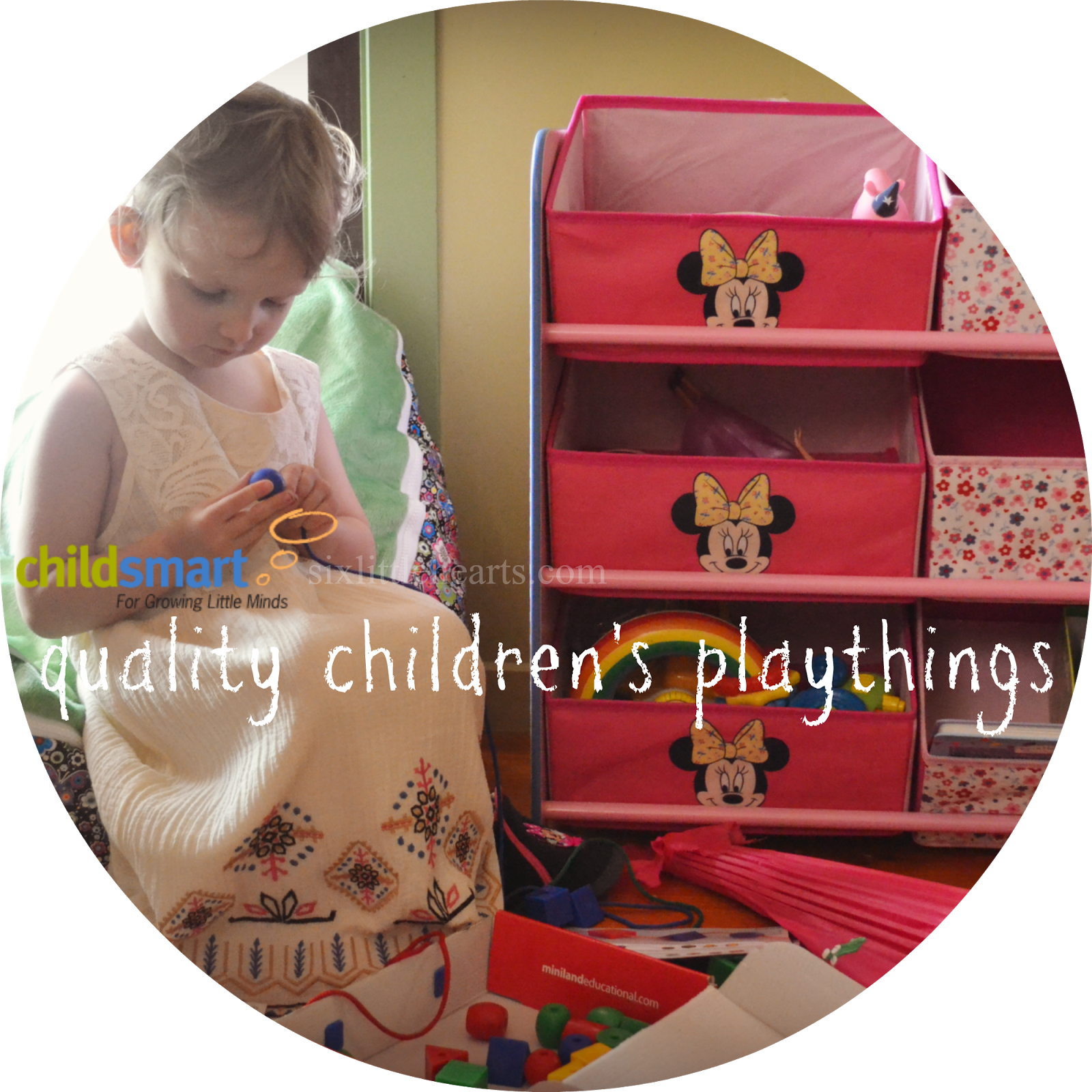 Six Little Hearts Childsmart Review Minnie Mouse Storage