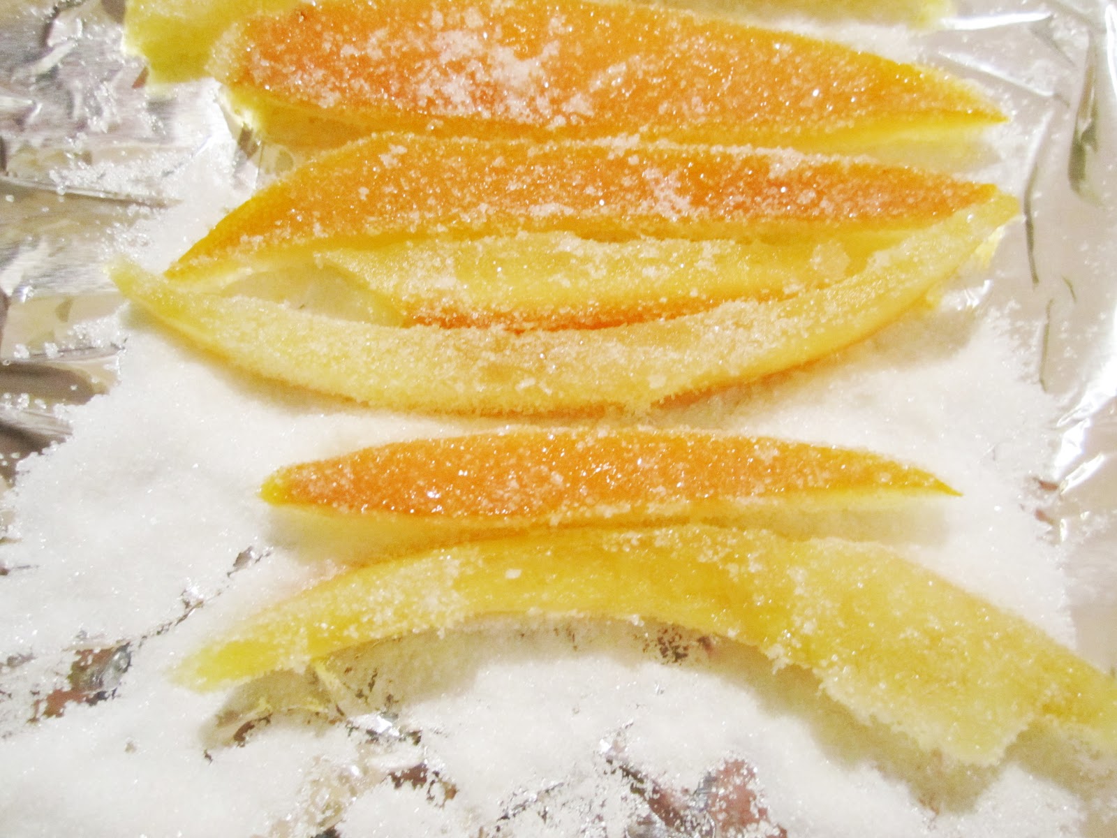HONEY AND SILK candied orange peel