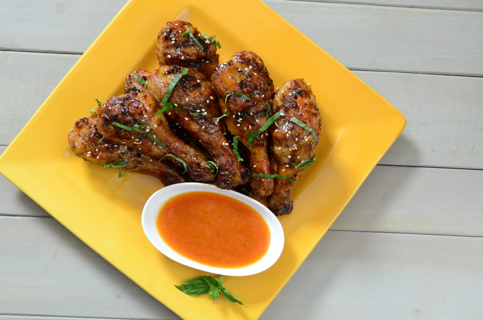 CharBroil Orange Sriracha Pacific Rim Chicken Legs