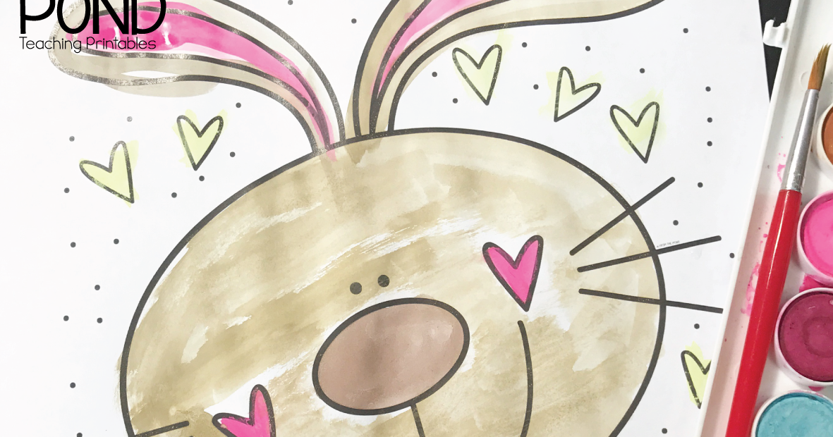 Free Bunny Coloring Page | From the Pond