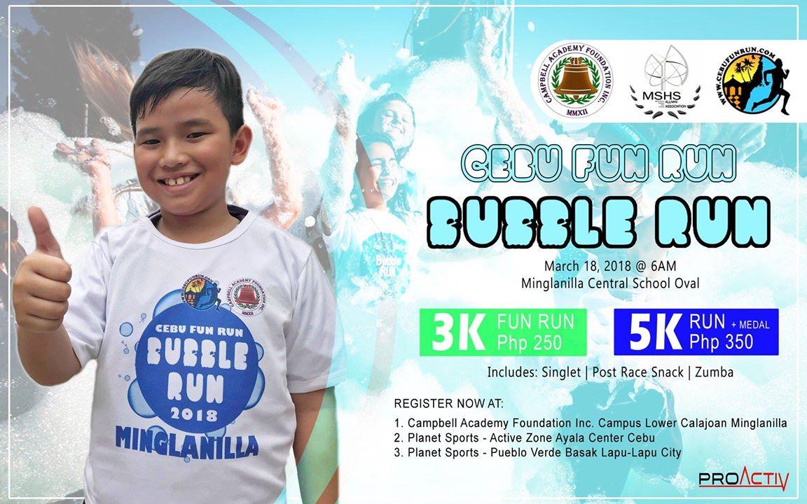 Malipayong Runner CEBU FUN RUN BUBBLE RUN