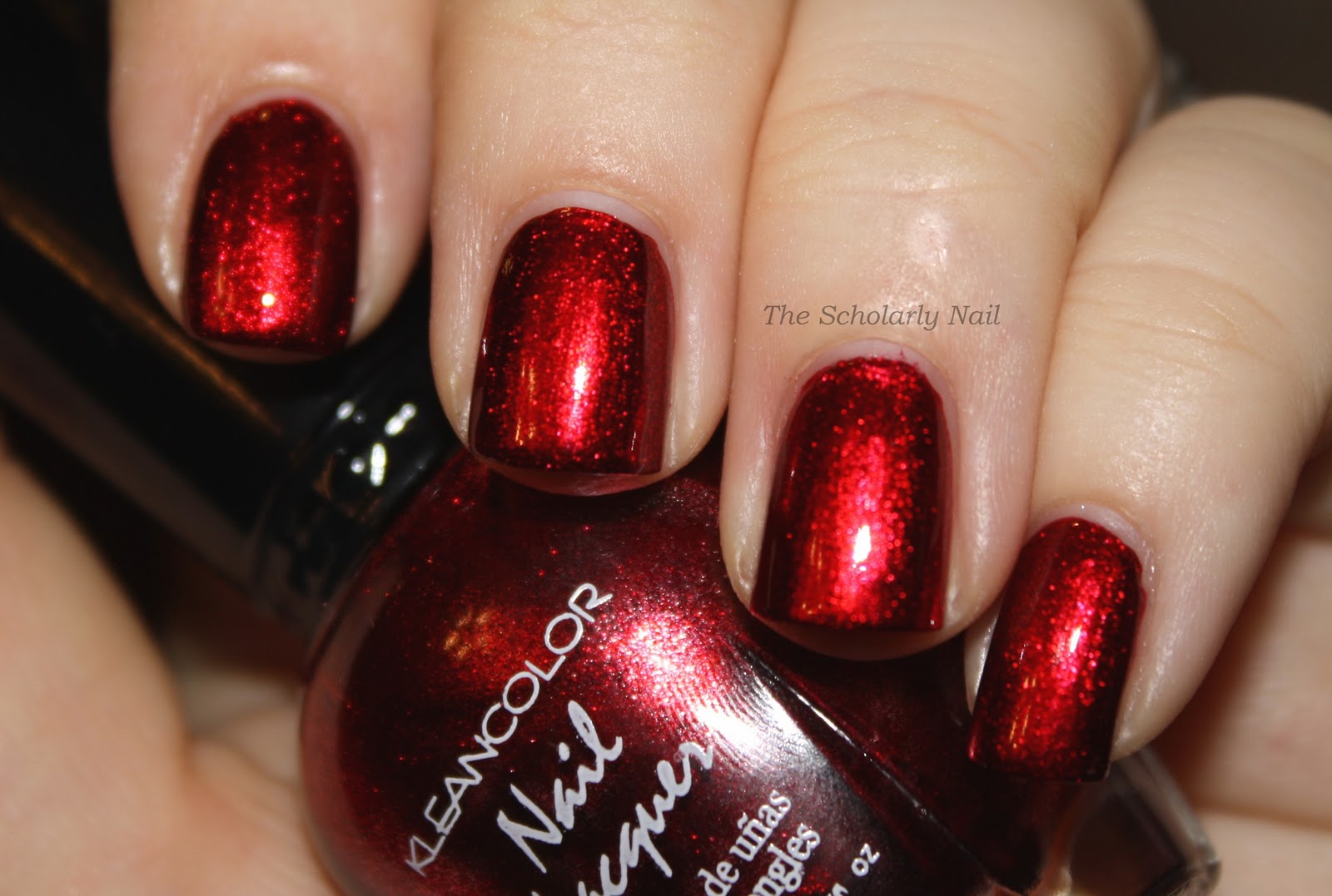 3. Elegant Valentine's Day Nail Design with Metallic Gold and Red Accents - wide 4
