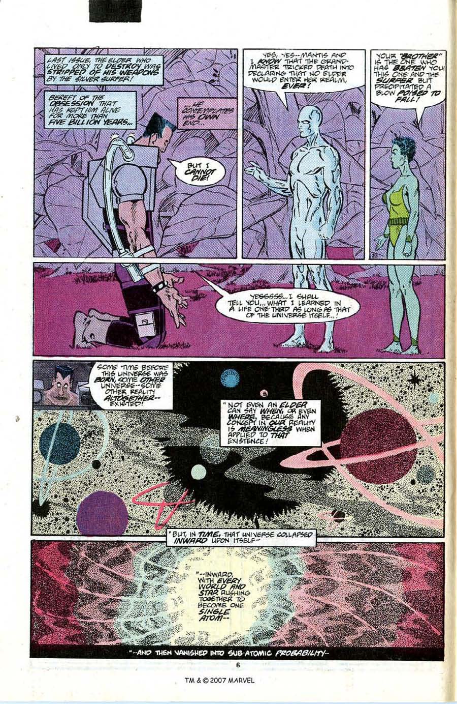 Read online Silver Surfer (1987) comic -  Issue #6 - 10