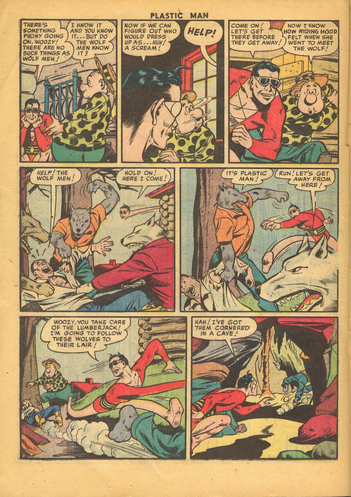 Read online Plastic Man (1943) comic -  Issue #34 - 20