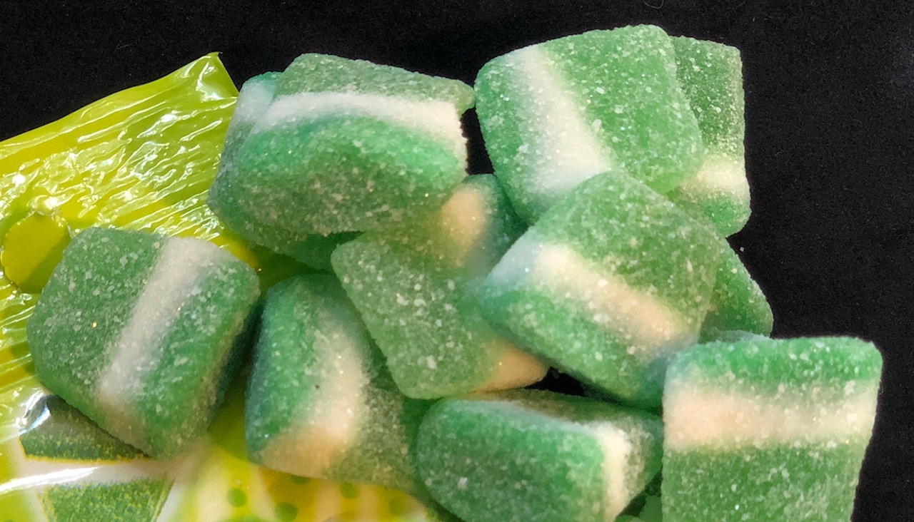 Obsessive Sweets Green Apple Sour Jacks Soft & Chewy MouthPuckering