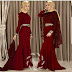 Baju Gamis Pesta Merah Maroon