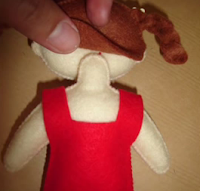 Cara membuat boneka lucu dari kain flanel dengan mudah