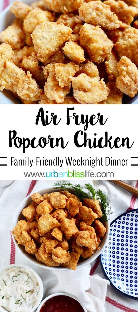 AIR FRYER POPCORN CHICKEN JANE FOOD