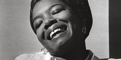 Maya Angelou so happy