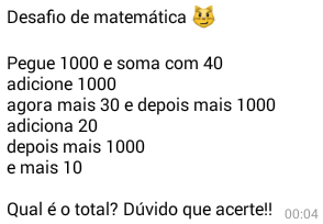 Desafios Matemáticos