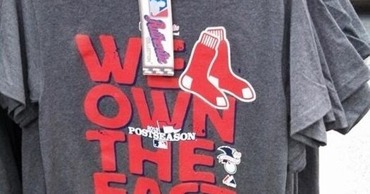 red sox al east shirt