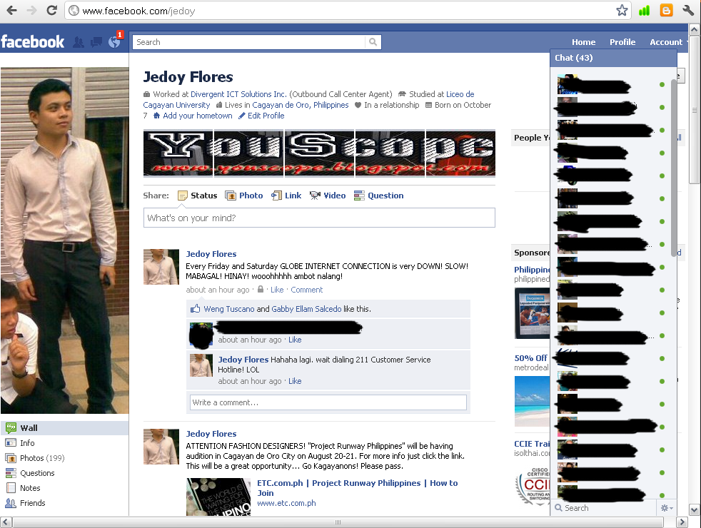 Want to have back your Facebook Chat Sidebar? Pinoy Tech Hub