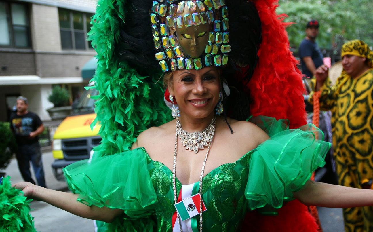 Desfile mexicano de Manhattan, Nueva York USA