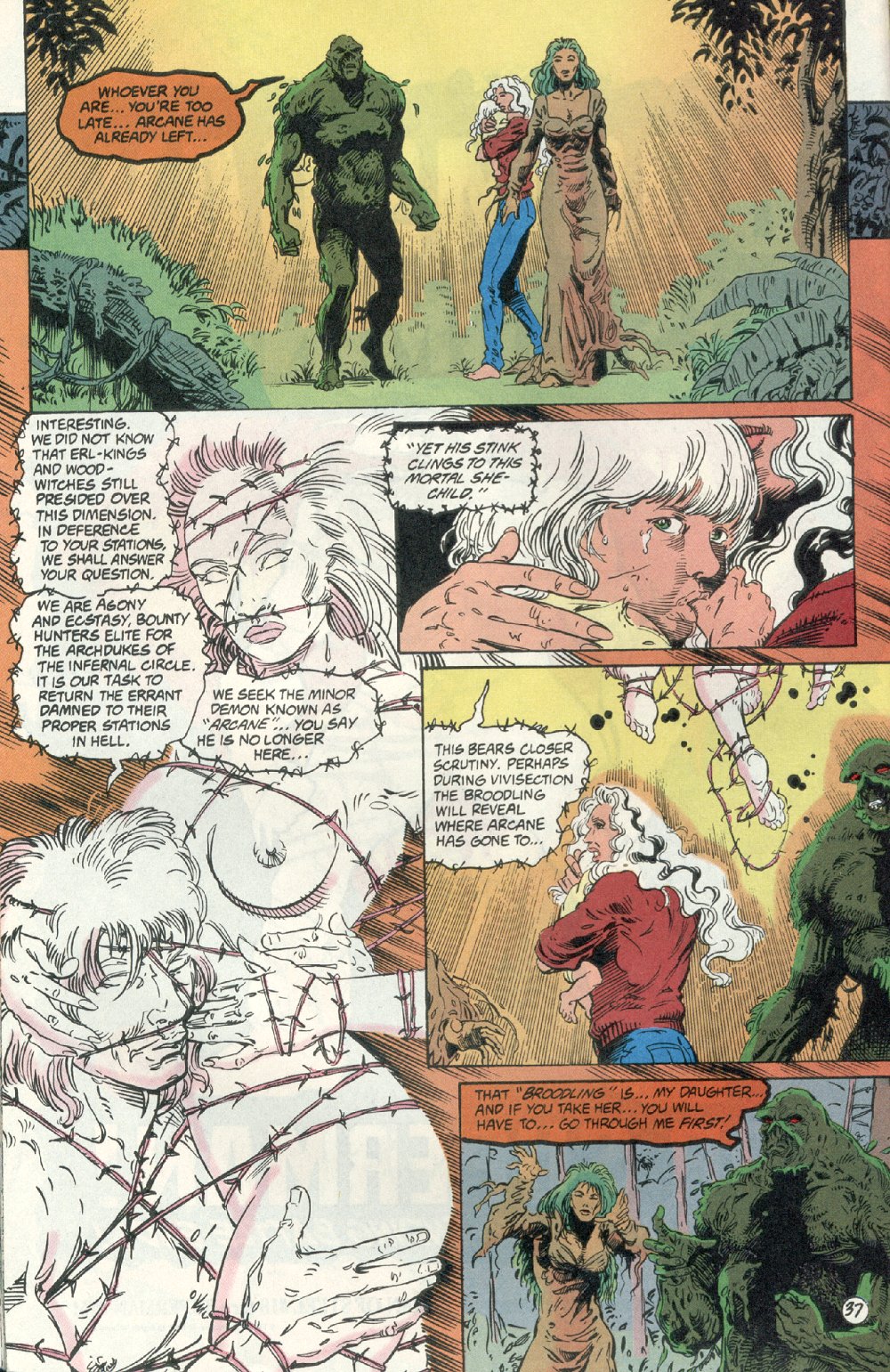 Read online Swamp Thing (1982) comic -  Issue #125 - 38