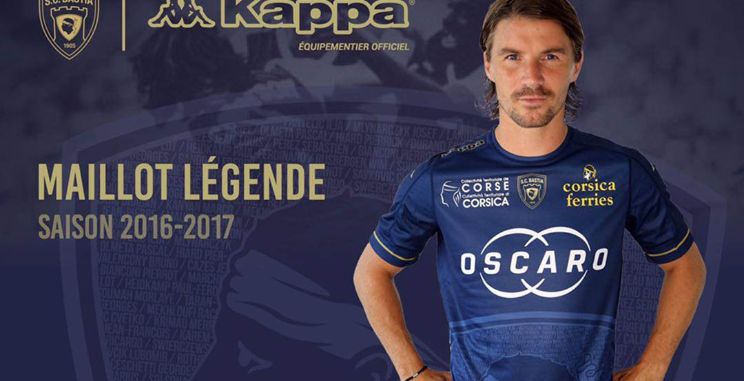 Sc Bastia 16 17 Home Away And Third Kits Released Footy Headlines