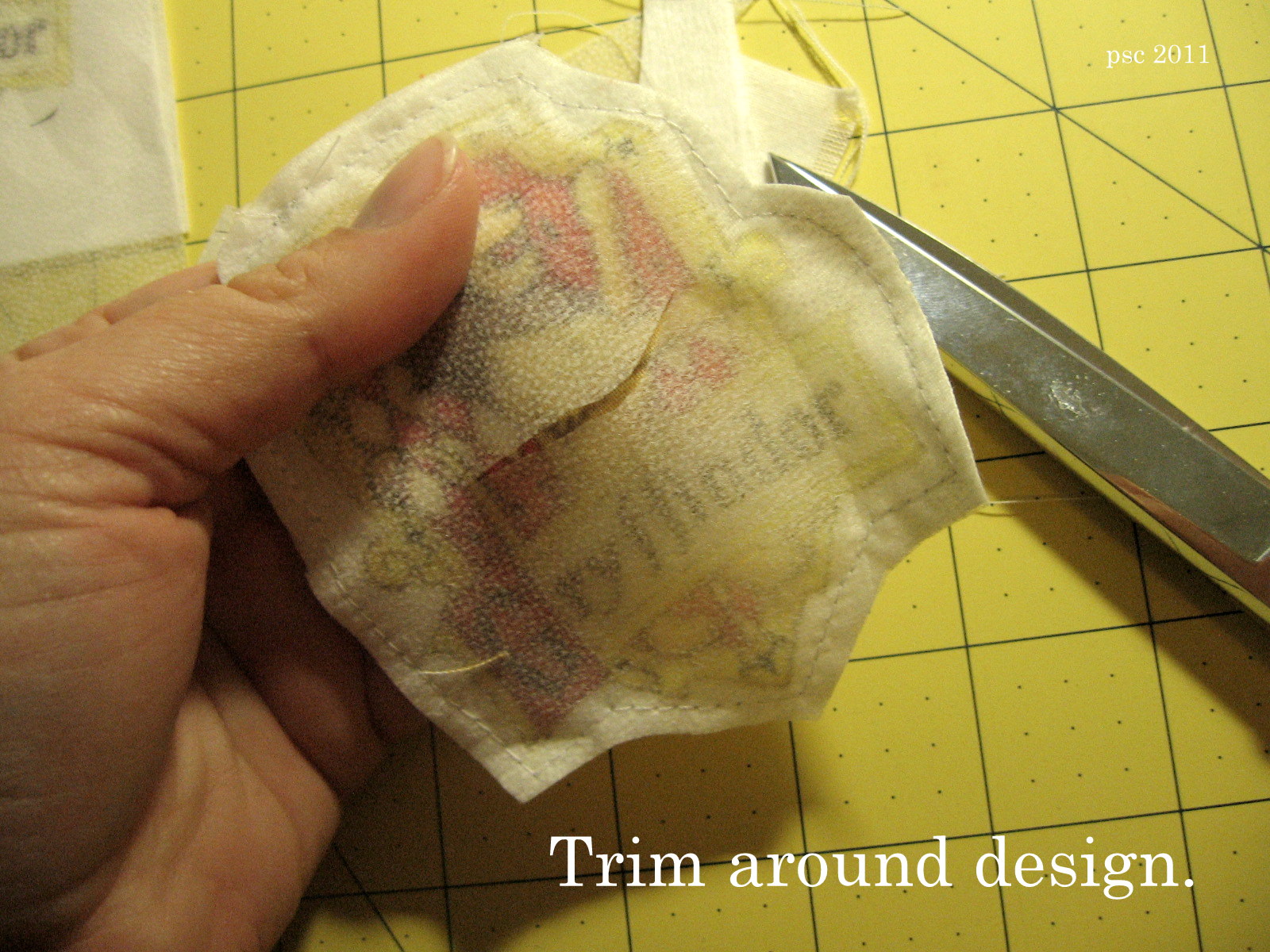 Pickup Some Creativity Printed Fabric Patch Tutorial