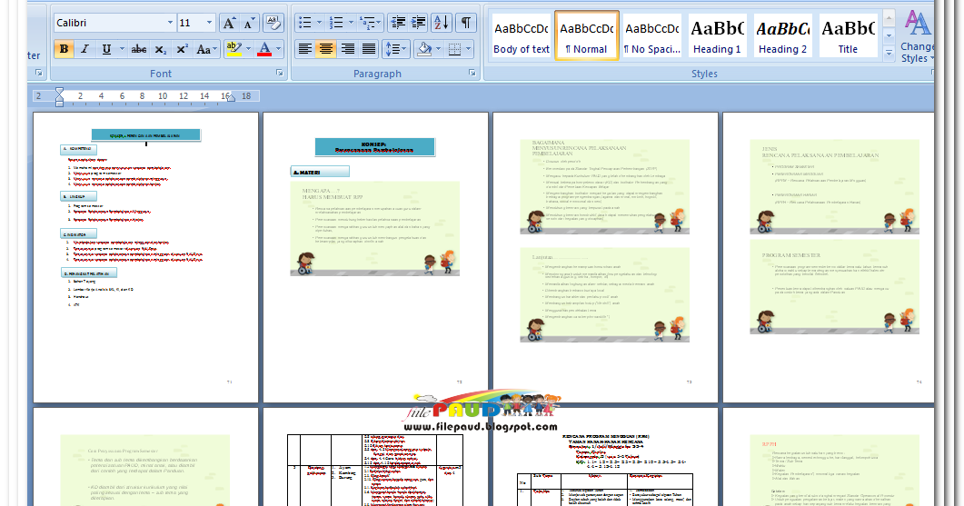 Download Modul Pembelajaran K13 Paud Gratis File Paud