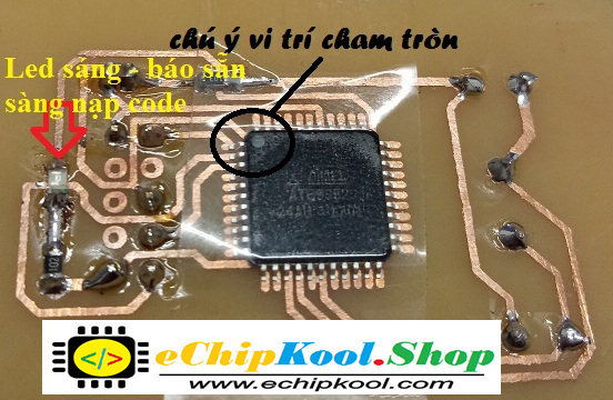 Hướng dẫn nạp code cho chip 89s52 dán (89s52_24AU)