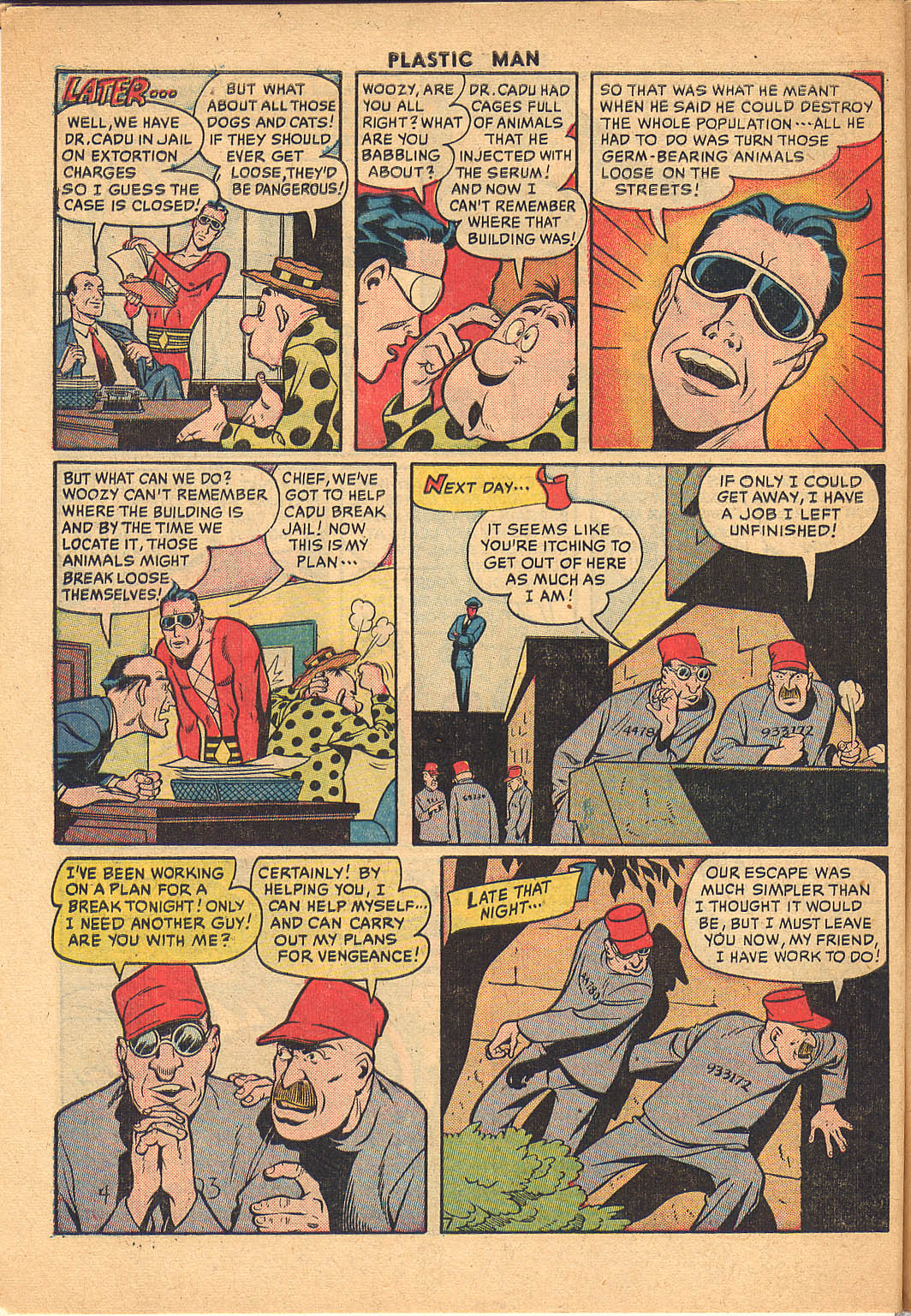 Read online Plastic Man (1943) comic -  Issue #26 - 48