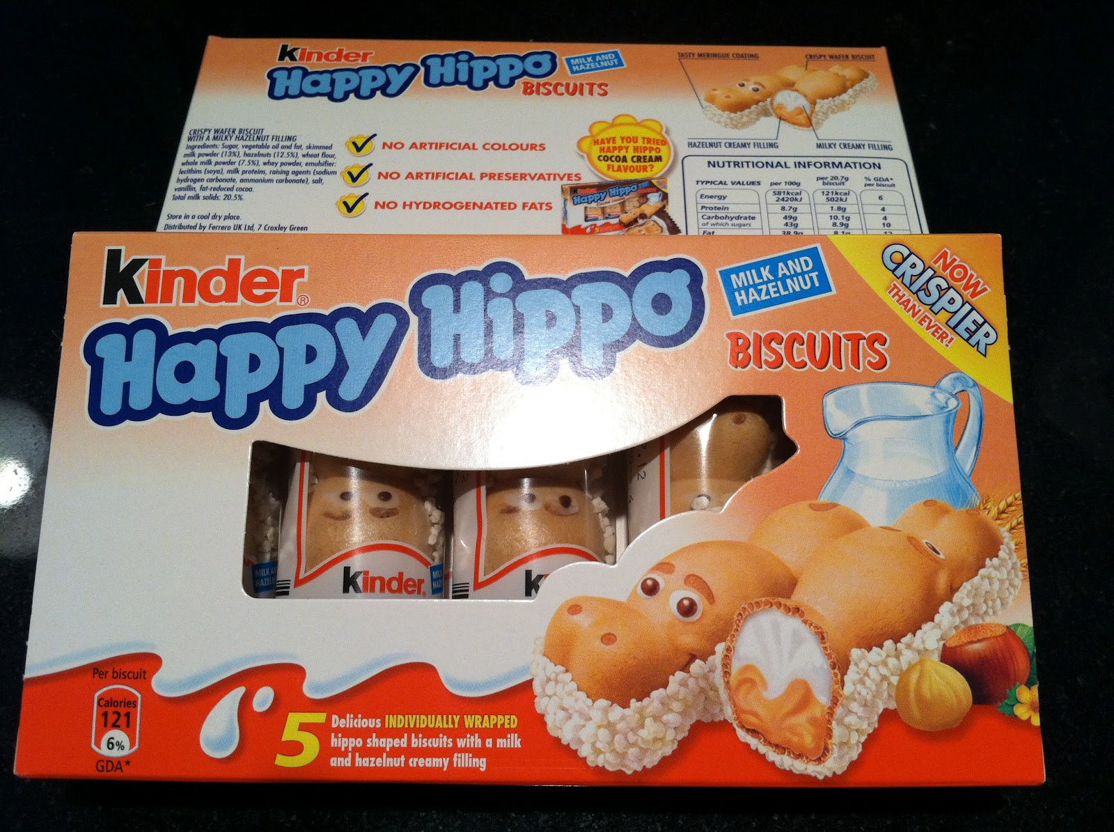 Kinder Happy Hippo Chocolates - what jess wore