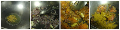 Saute onion and tomato for kofta curry