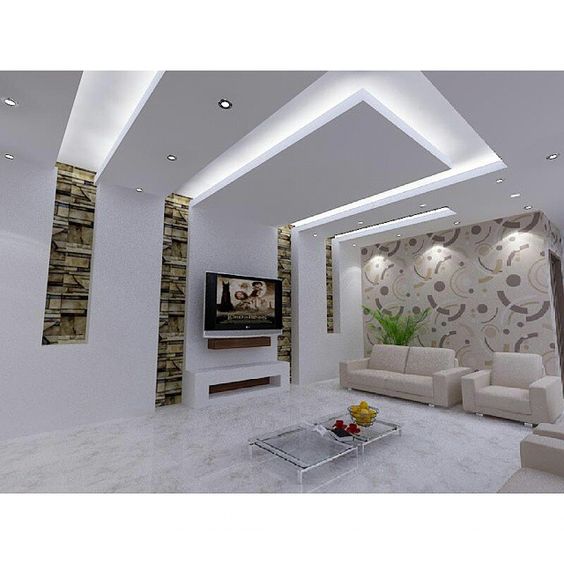 Top 100 Gypsum board false ceiling designs for living room, hall