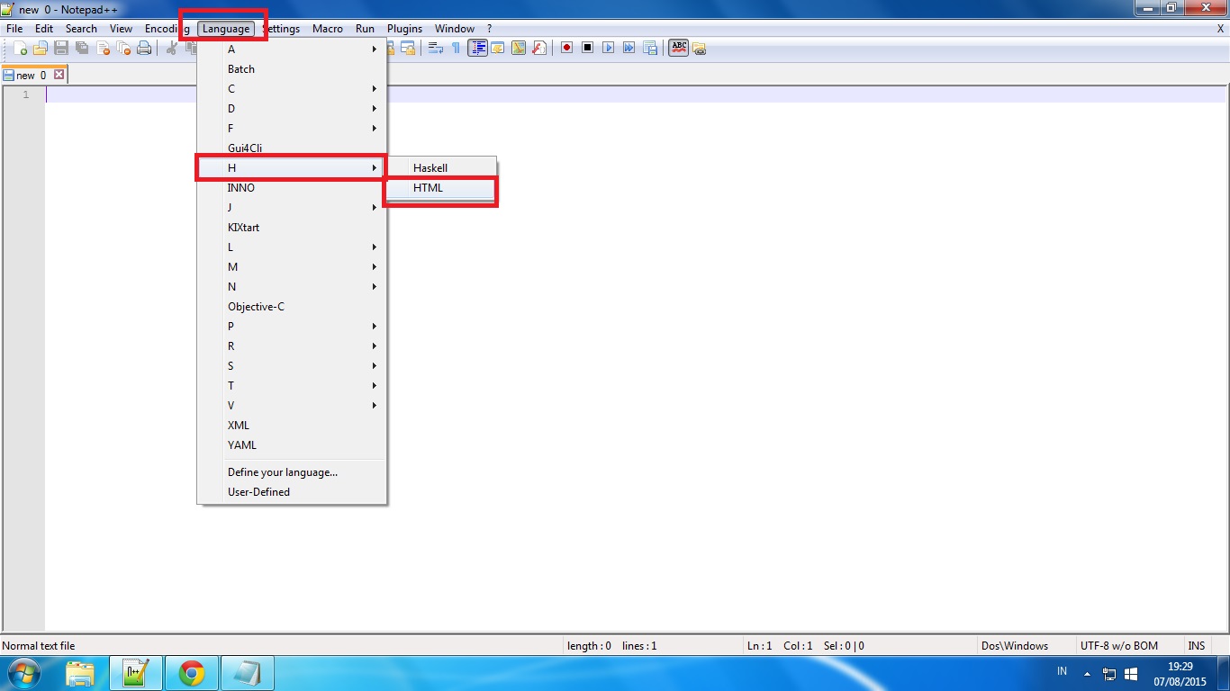 Contoh Kode Html Di Notepad - Kabar Blok
