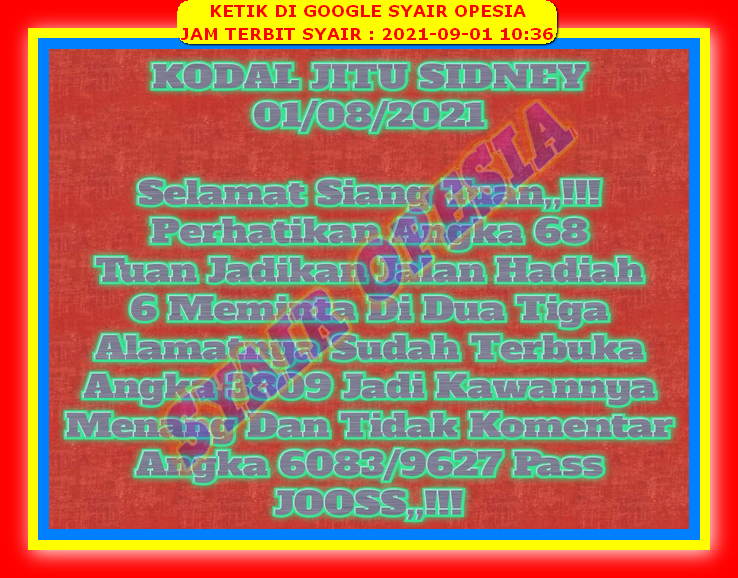 1 New Message Kode Syair Sydney 1 September 2021 Forum Syair Togel Hongkong Singapura Sydney 1 New Message Kode Syair Sydney 1 September 2021 Forum Syair Togel Hongkong Singapura Sydney