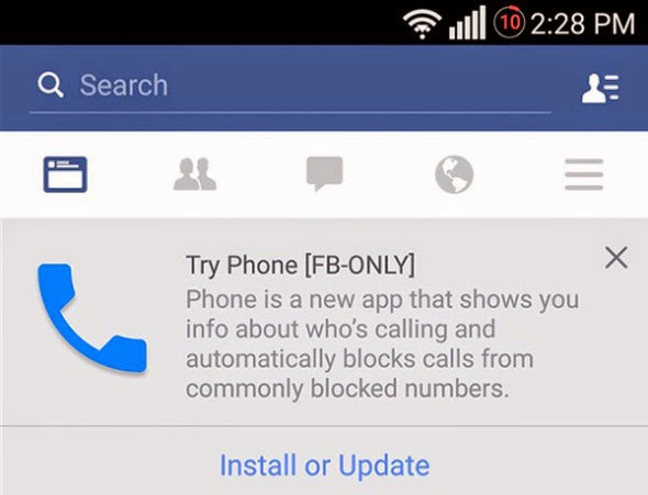 Η Facebook δοκιμάζει τον δικό της dialer για συσκευές Android (;)